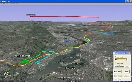 La tua posizione GPS in tempo reale su Google Earth