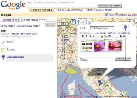 Crea e condividi le tue Google Maps personalizzate