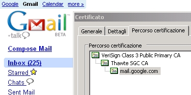 Collegati a Gmail e leggi la tua posta in sicurezza via SSL