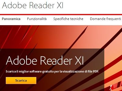Nuovo Adobe Reader 11: Visualizza, Stampa, Annota PDF