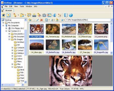 XnView: Visualizza Edita e Converti 400 Formati Immagine